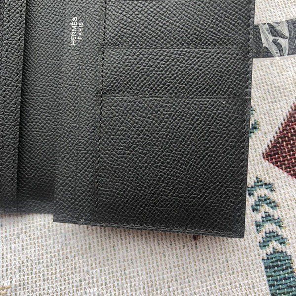エルメス ベアン スフレ コピー ヴォーエプソン 長財布 シルバー金具