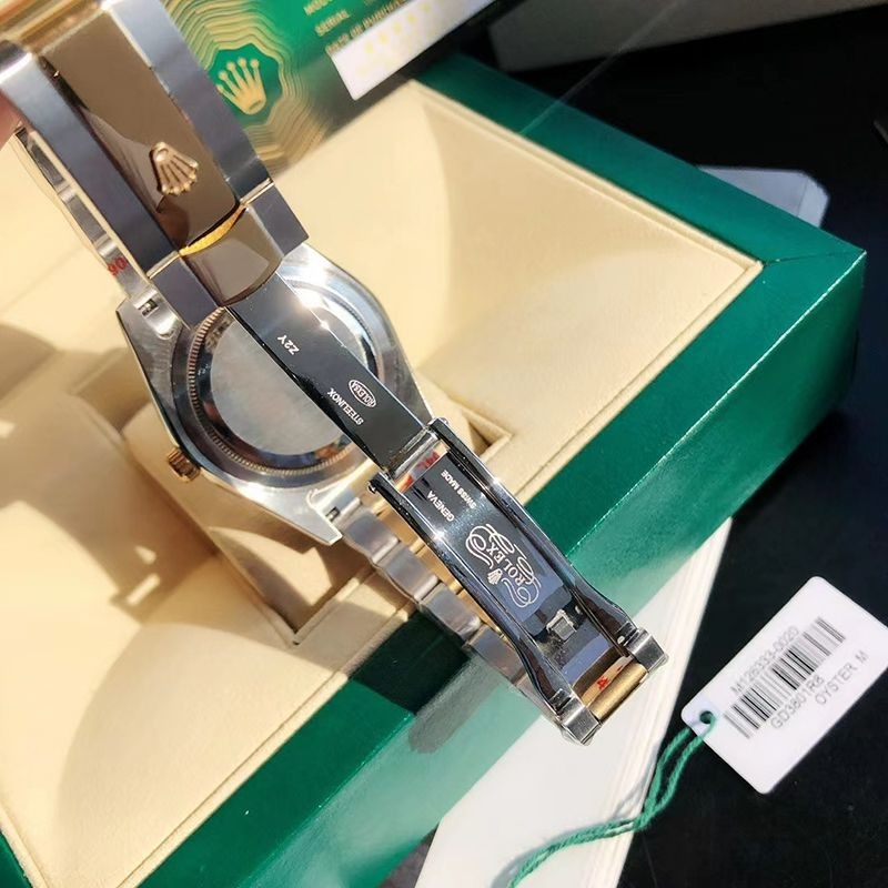 ロレックス 腕時計 コピー デイトジャスト 41MM ホワイト ダイヤモンドベゼル 18K ron85199