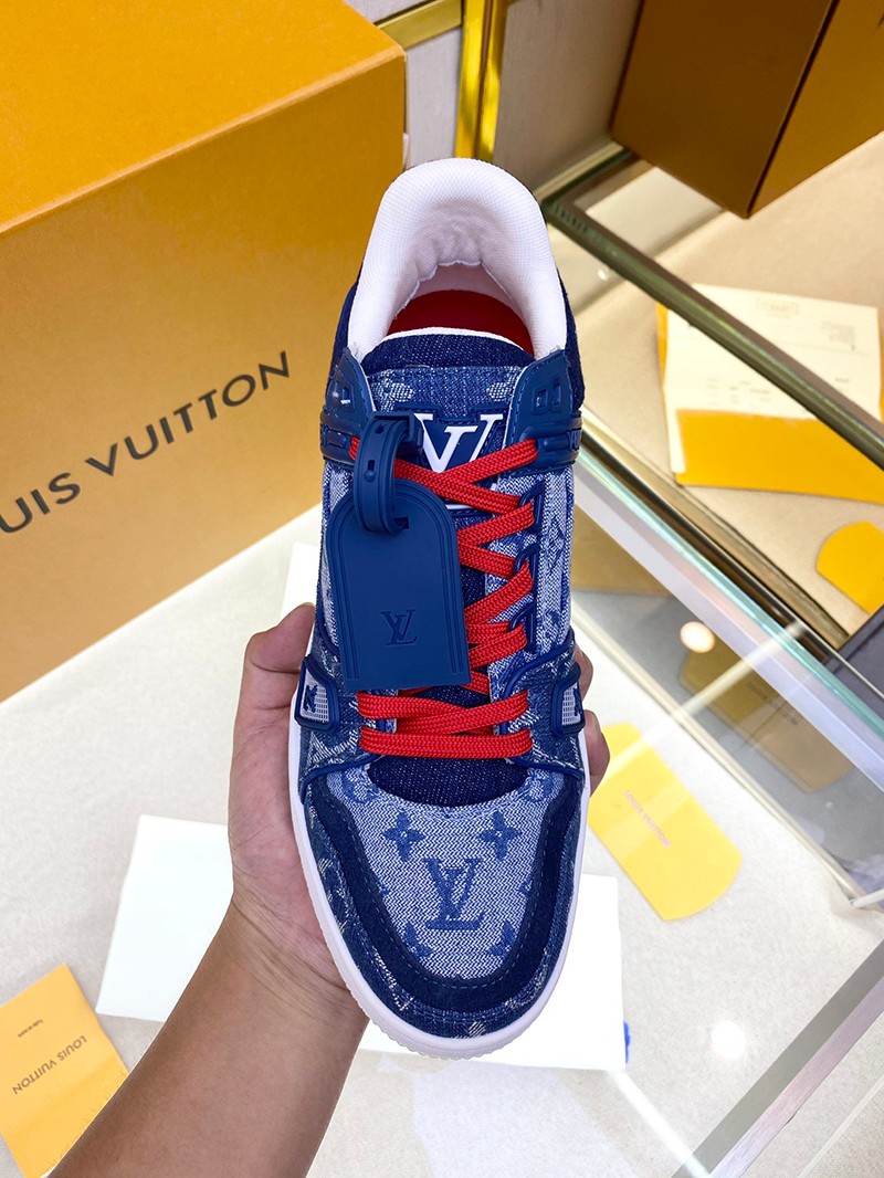 21-22AW ルイヴィトン コピー スニーカー☆コラボ☆LVオリ・ライン LV 