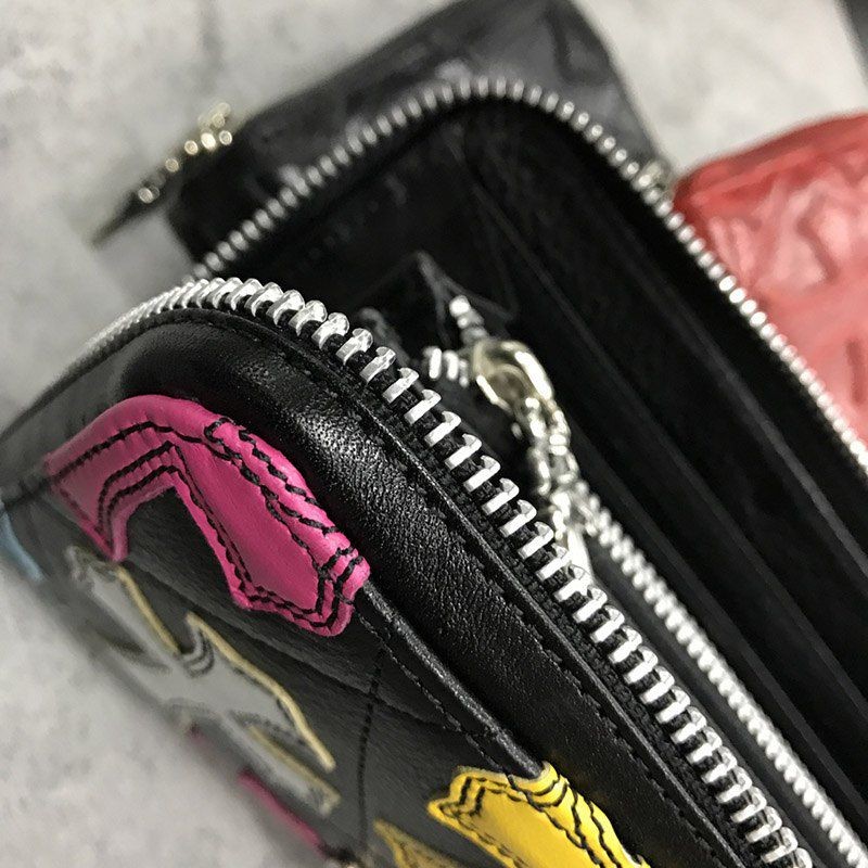 クロムハーツ REC F ZIP #2 コピー セメタリークロスパッチ 長財布