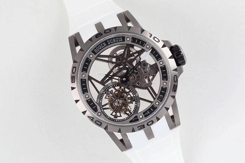 セール ♪ロジェデュブイ コピー エクスカリバー スパイダー チタン 45MM roc54953