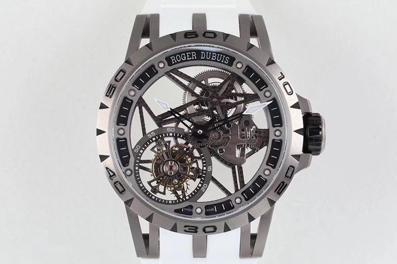 セール ♪ロジェデュブイ コピー エクスカリバー スパイダー チタン 45MM roc54953