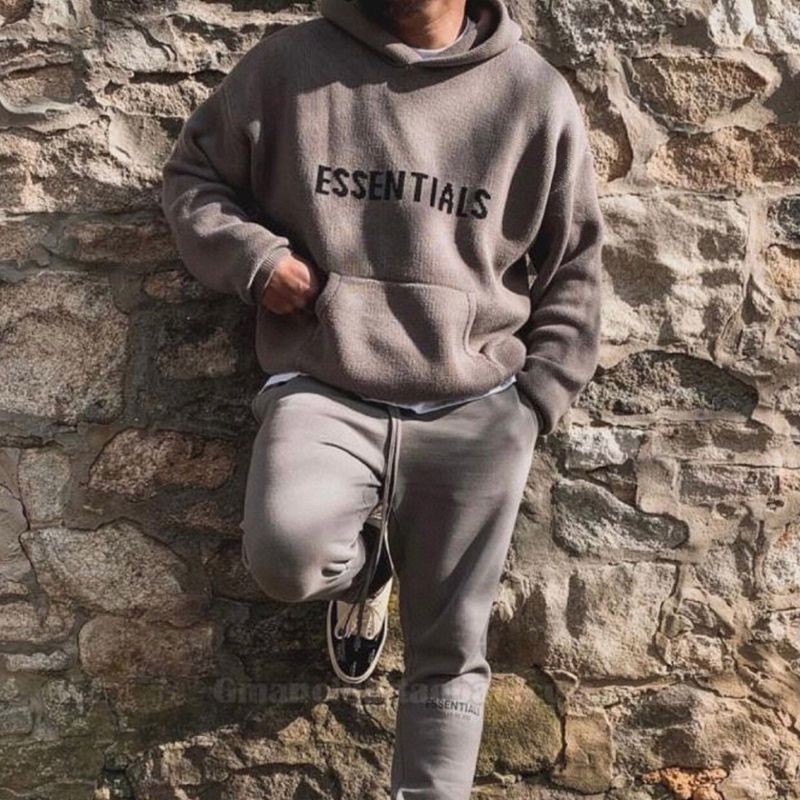 セール ♪フィアオブゴッド 偽物 エッセンシャルズ ニットフーデッドジャンパー fit99438