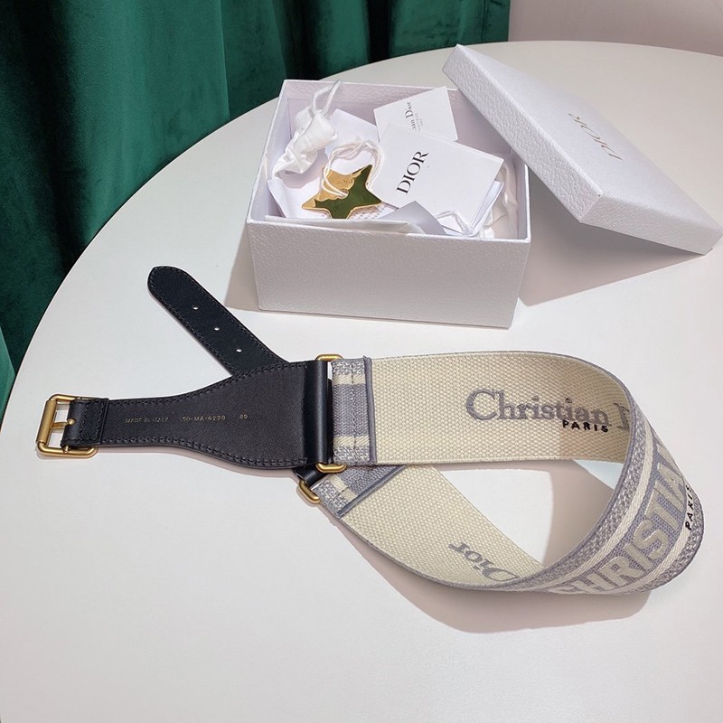 CHRISTIAN ディオール 偽物 キャンバスベルト 65mm B0003CBTE_M932