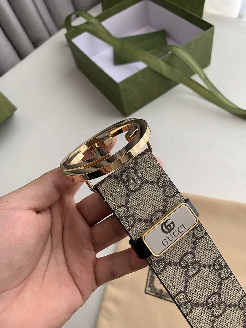 目を惹くグッチ ベルト 偽物★GG シュプリーム GGバックルベルト 3.8cm幅 gum75220