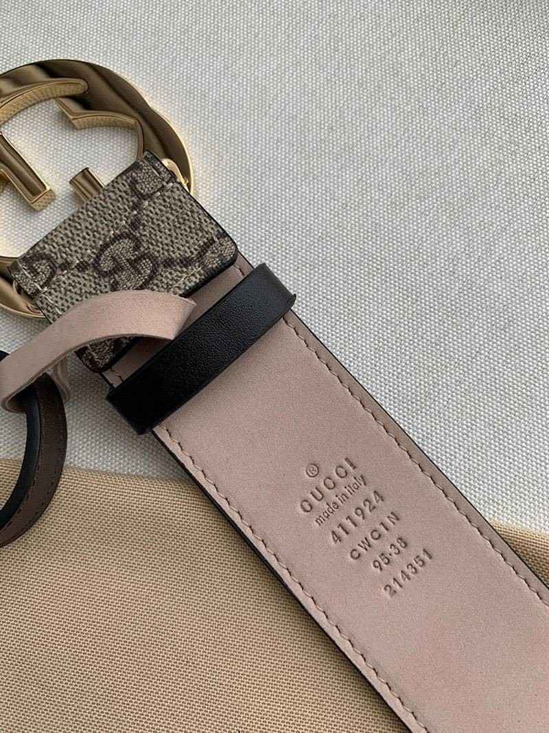 目を惹くグッチ ベルト 偽物★GG シュプリーム GGバックルベルト 3.8cm幅 gum75220