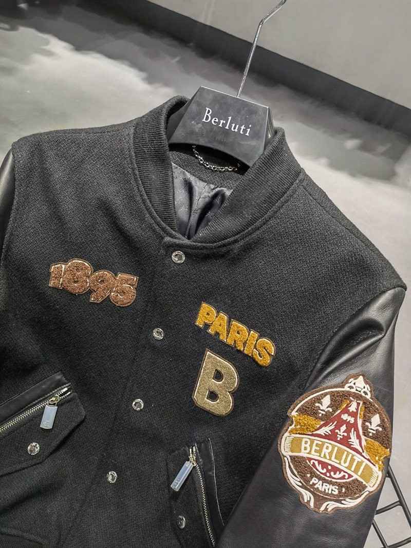 ベルルッティ パティーヌ 偽物 レザー ブルゾン bew97191
