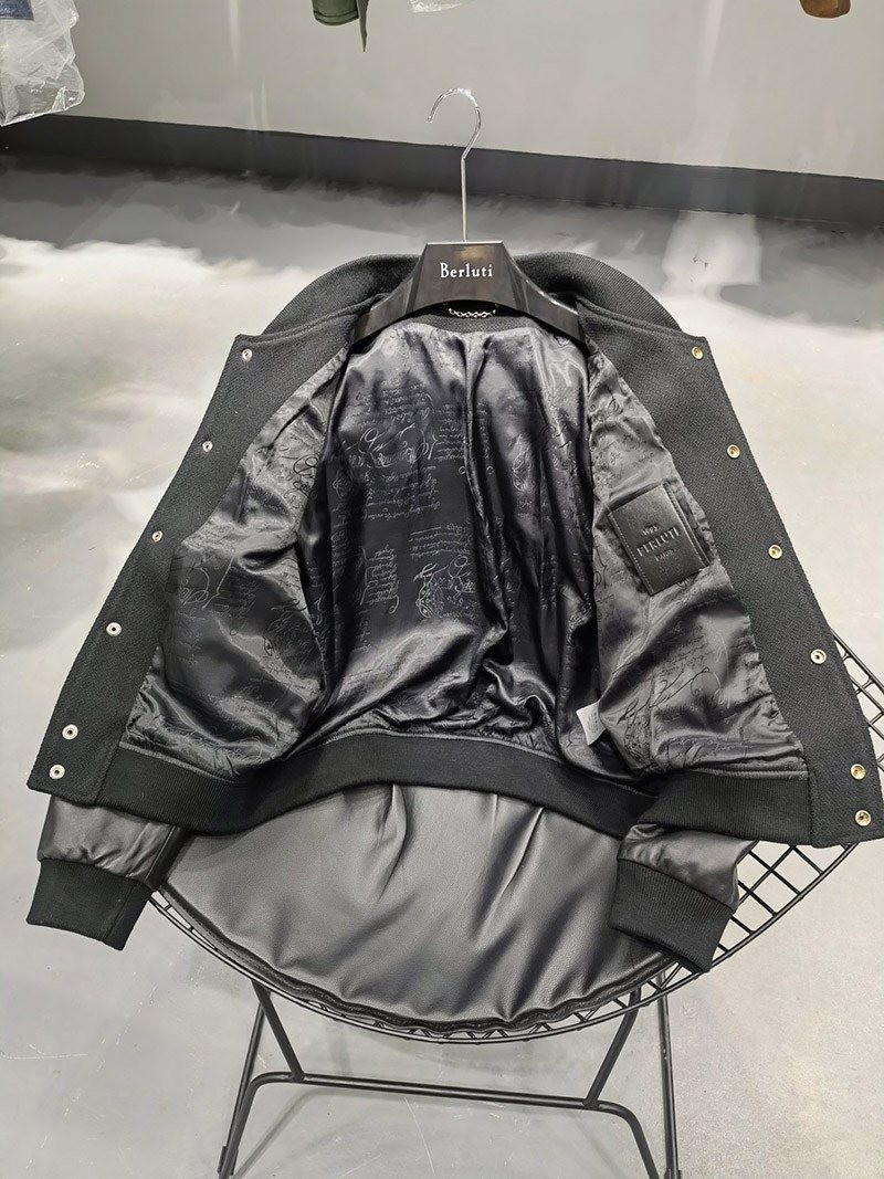 ベルルッティ パティーヌ 偽物 レザー ブルゾン bew97191