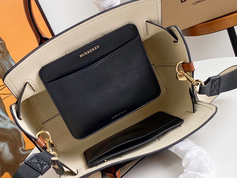 春もの新作バーバリー トートバッグ 偽物 チェック トリプルスタッズ
