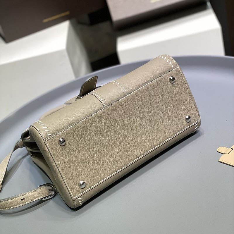 希少色デルボー カーフスキン ブリヨン ショルダー ハンドバッグ 偽物 2サイズ☆送料込 Def25681
