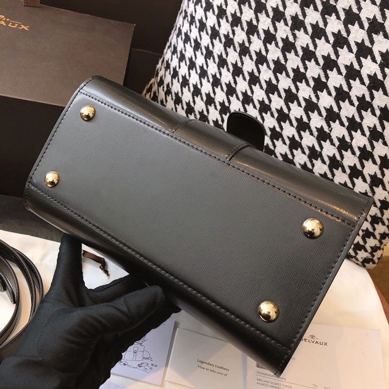 争奪戦【デルボー ハンドバッグ 偽物】ブリヨン Ivoryステッチ ミディアムハンドバッグ Dej22268