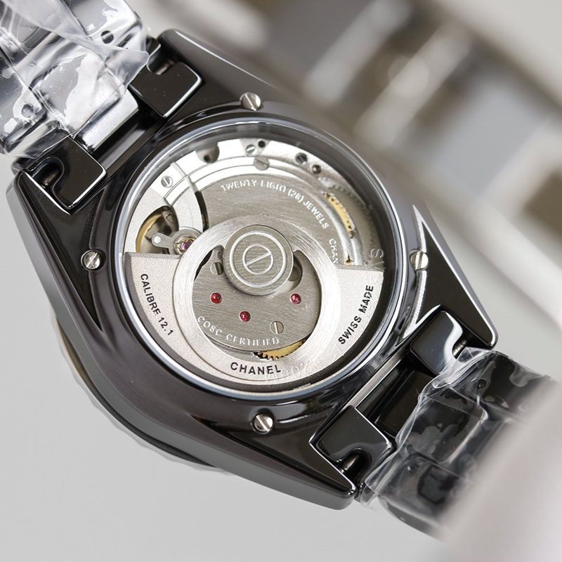 シャネル J12 H5702 スーパーコピー SS セラミック 12Pダイヤ