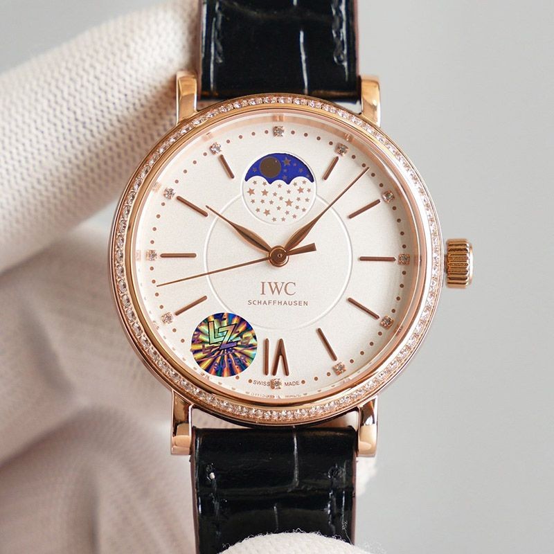 大人気!!新色IWC ポートフィノ 偽物 オートマティック ムーンフェイズ37 2色 iws89946