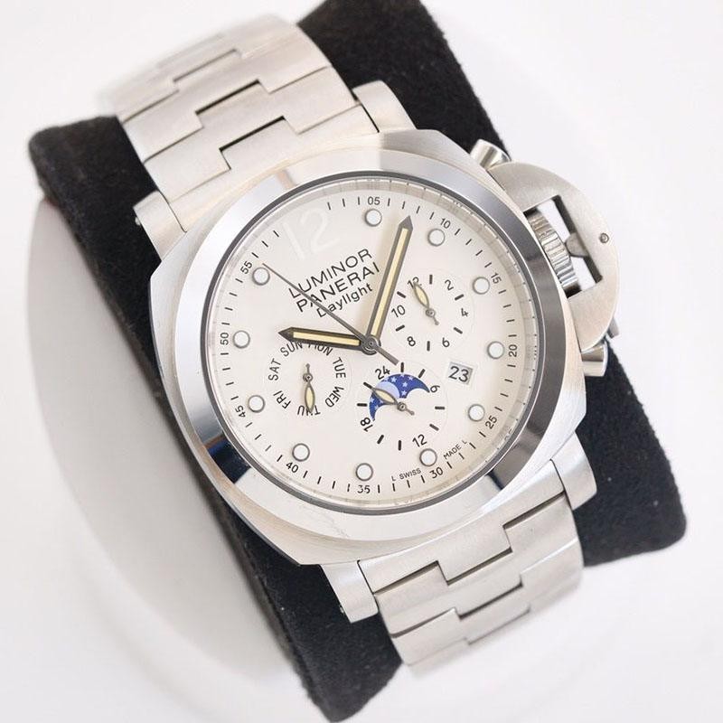 ★日本!!人気!パネライ ルミノール クロノグラフ デイライト 偽物 44mm 2色 pax97932