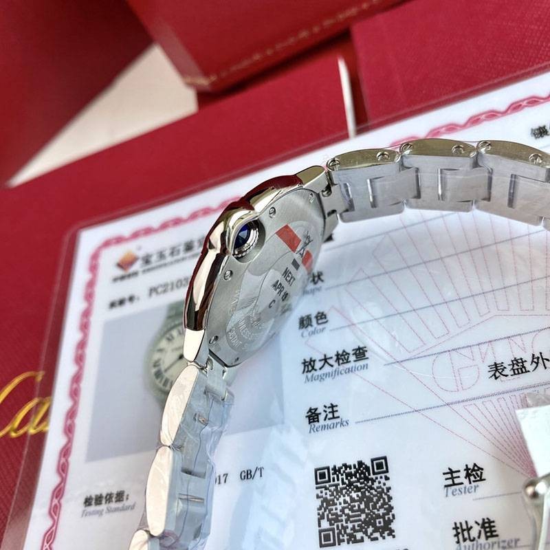 可愛いカルティエ バロンブルー 33mm スーパーコピー kar50365