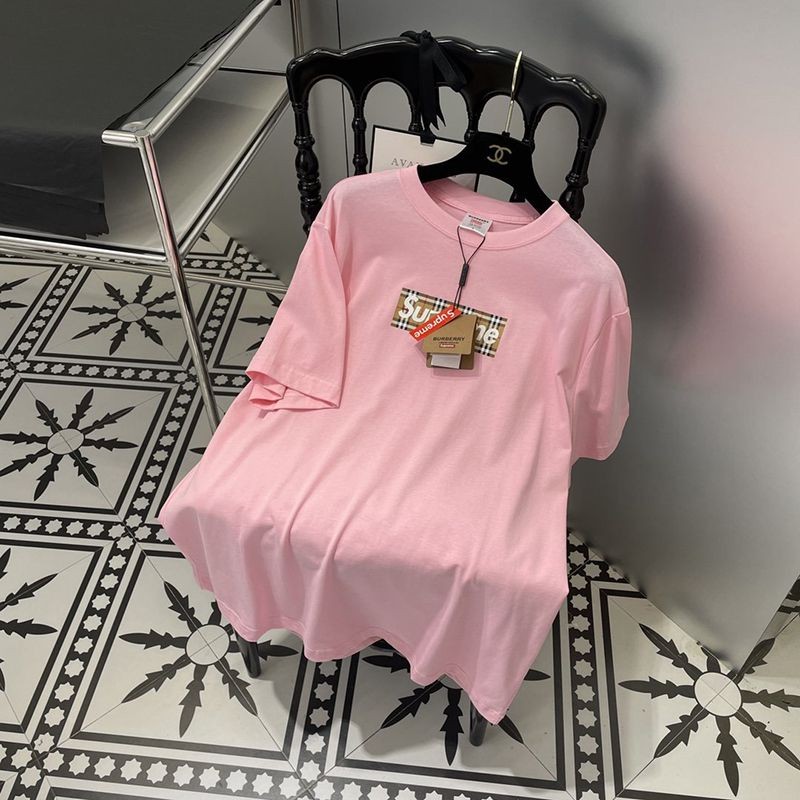 ★日本!!人気!コラボ シュプリーム × バーバリー ボックスロゴ Tシャツ コピー Shv94864