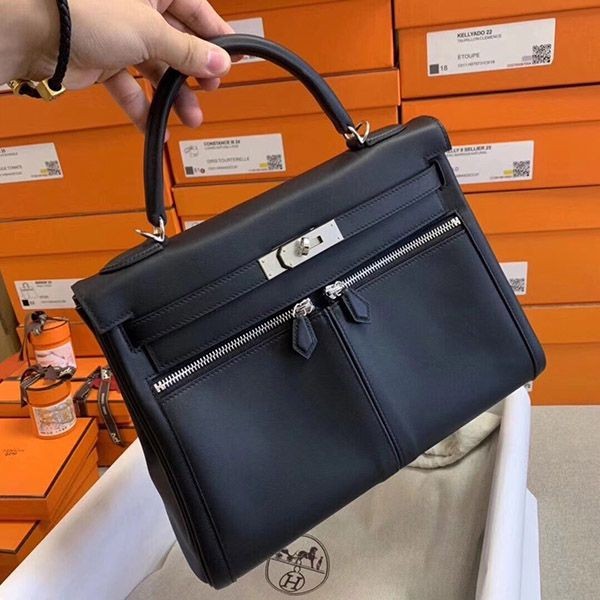 エルメス ケリー コピー 32cm 内縫トゴ シルバー金具 ern00792