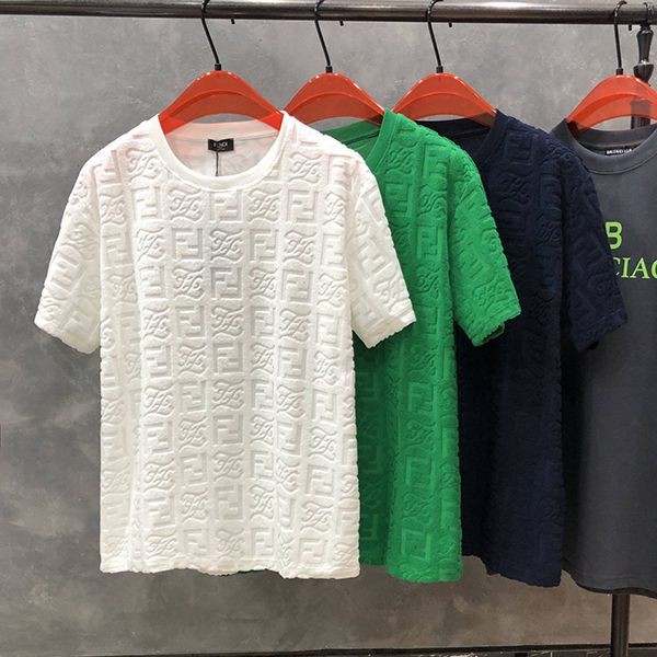 フェンディ FFロゴ モノグラム ブラック Tシャツ 偽物 3色 few32608