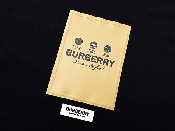 目を惹くカラー バーバリー クルーネック Tシャツ コピー オーバーサイズ 半袖 Bah30355