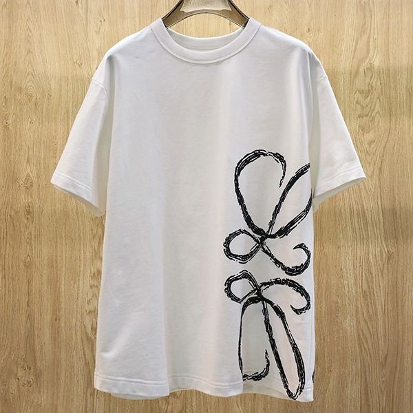 超希少!ロエベ★アナグラム ロゴ コットン 半袖 Tシャツ コピー loy21996