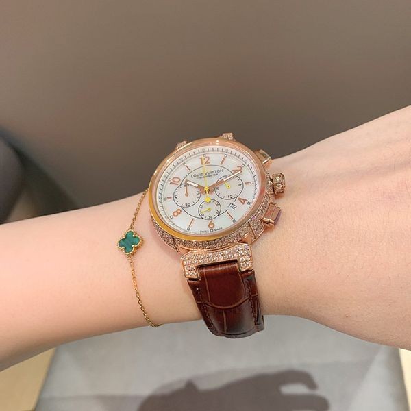 ルイヴィトン タンブール コピー クロノグラフ 41mm vus94124