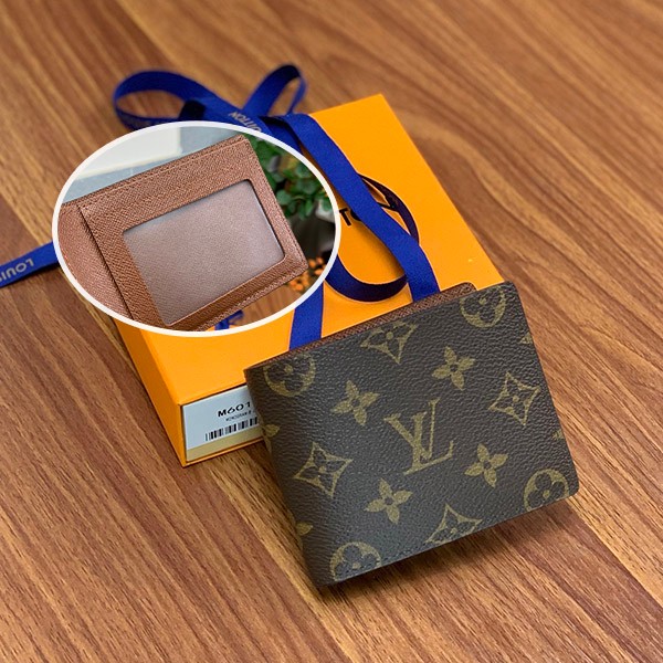 ルイヴィトン 偽物 タイガ モノグラム  二つ折り財布 vuy05596