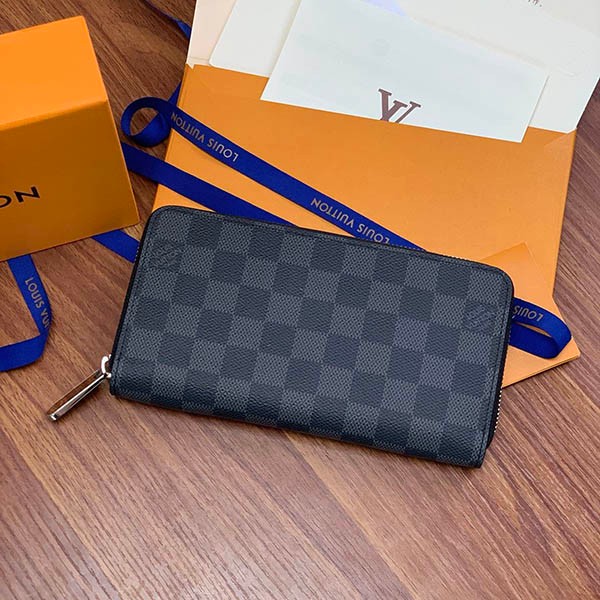 ルイヴィトン ジッピーウォレット コピー 長財布 ダミエ グラフィット M63076 N63095