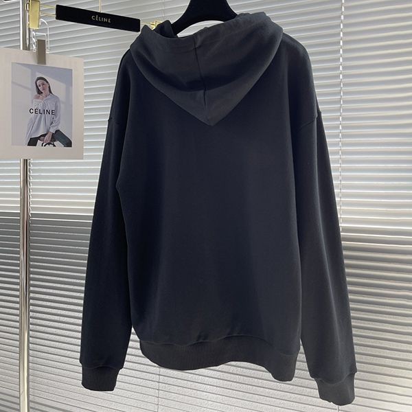 Celine 22SS メンズ アーティストプリント コットン フーディ パーカー ブラック XS (194316