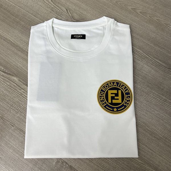 フェンディ アジュール刺繍FF 長袖クルーネック Tシャツ 偽物 2色