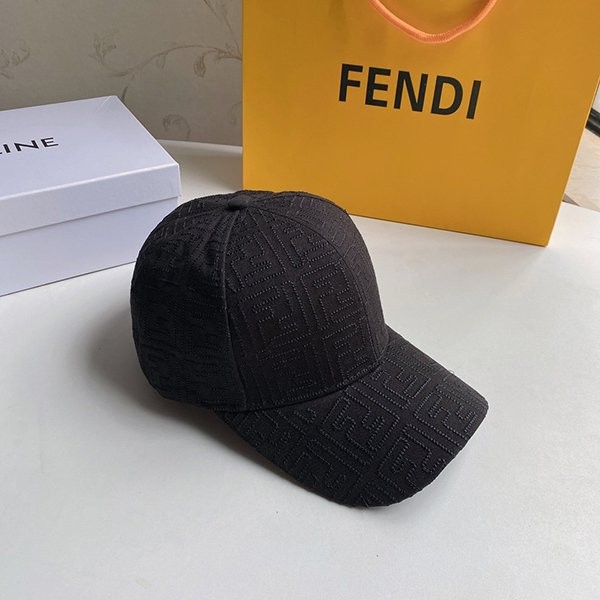 注目☆フェンディ偽物 FFモチーフ キャンバス ロゴ ベースボール