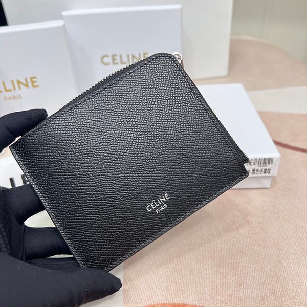 CELINE ジップ付きパース カードケース コインケース ミニウォレット