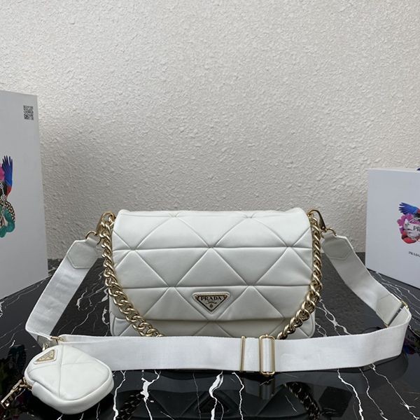 ★安心プラダ コピー システムナッパレザーパッチワーク バッグ pus94265