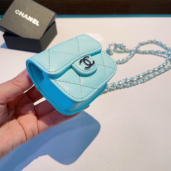 入手困難 シャネル Airpod ケース 偽物 ティファニーブルー