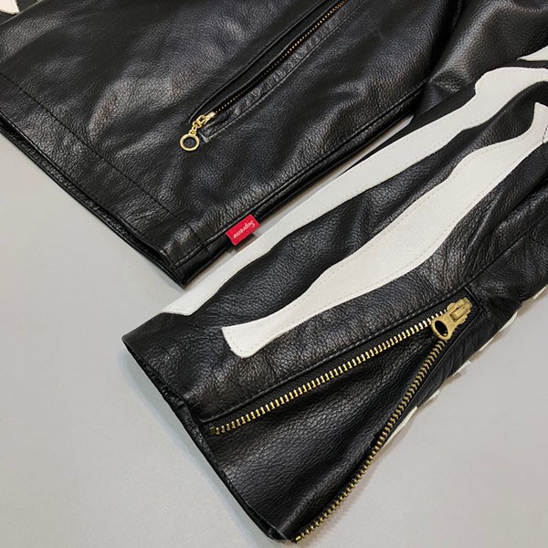 シュプリーム バンソン ボーン レザージャケット コピー Vanson Bones Leather Jacket
