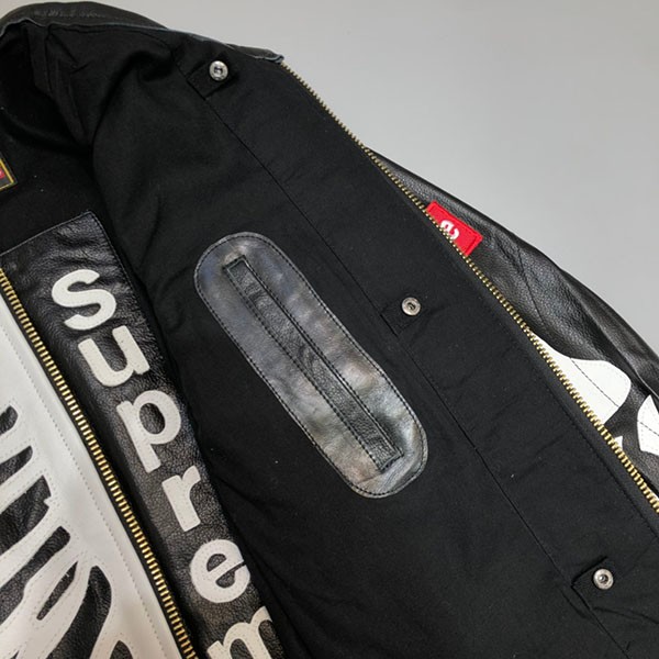 シュプリーム バンソン ボーン レザージャケット コピー Vanson Bones Leather Jacket