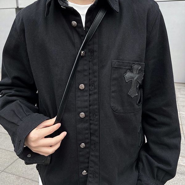 激安価格!新色☆希少 クロムハーツ クロス 偽物 デニムジャケット Kuj55702