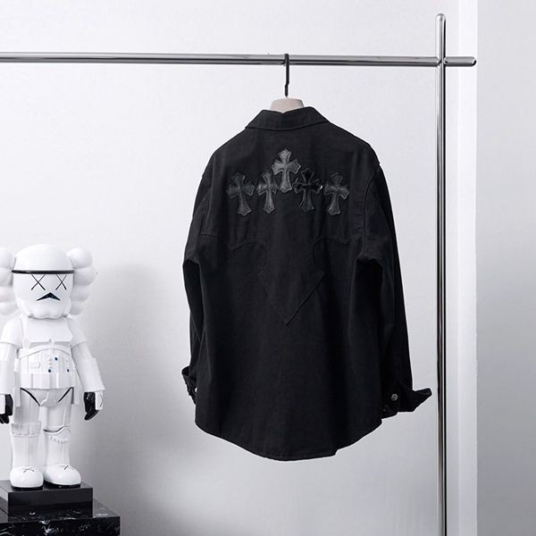 激安価格!新色☆希少 クロムハーツ クロス 偽物 デニムジャケット Kuj55702