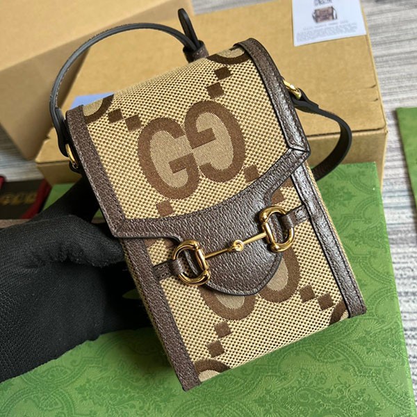 大人気!すぐ届く!【グッチ コピー】ジャンボGG スマホバッグ ユニセックス gue19432