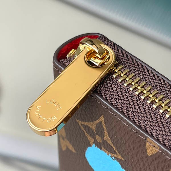 ルイヴィトン☆人気コラボLV × YK ジッピーウォレット 偽物 長財布 M81864