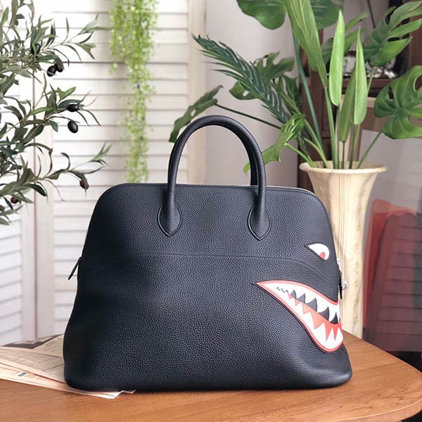 エルメス ボリード シャーク 45cm 偽物 eru89285
