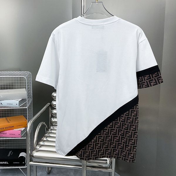 素敵な フェンディ ホワイトジャージー Tシャツ コピー fey08198