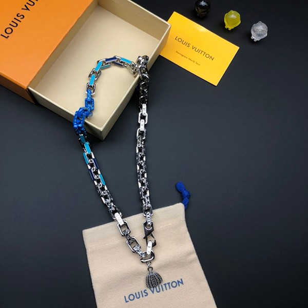 大人気!LV × YK ネックレス コピー パラダイス チェーン パンプキン M01095