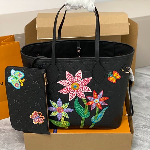 ★安心 ルイヴィトン LV × YK コピー ネヴァーフル MM トートバッグ vus48369