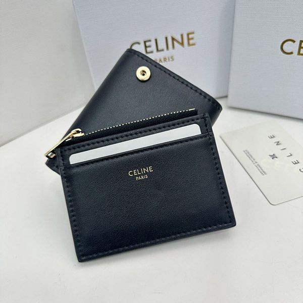 売上総額1位！セリーヌ コピー フラップ付きカードホルダー カーフ