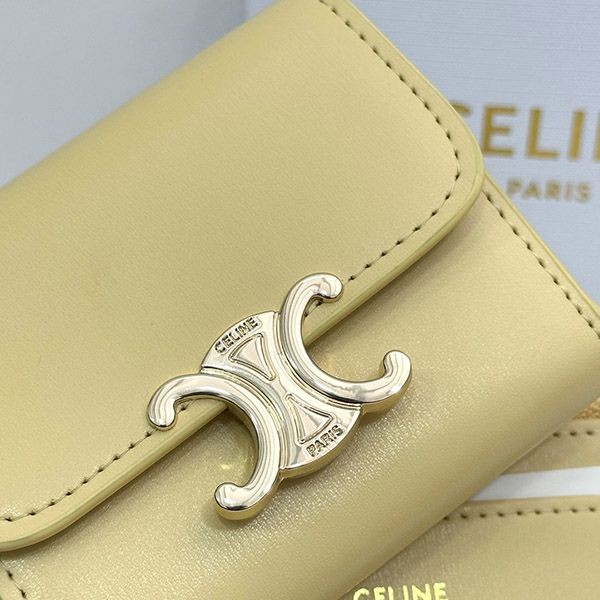 CELINE トリオンフウォレットピオニー CELINE トリオンフウォレットピオニー