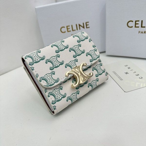 激安価格!セリーヌ トリオンフキャンバス コンパクトウォレット Cen30554