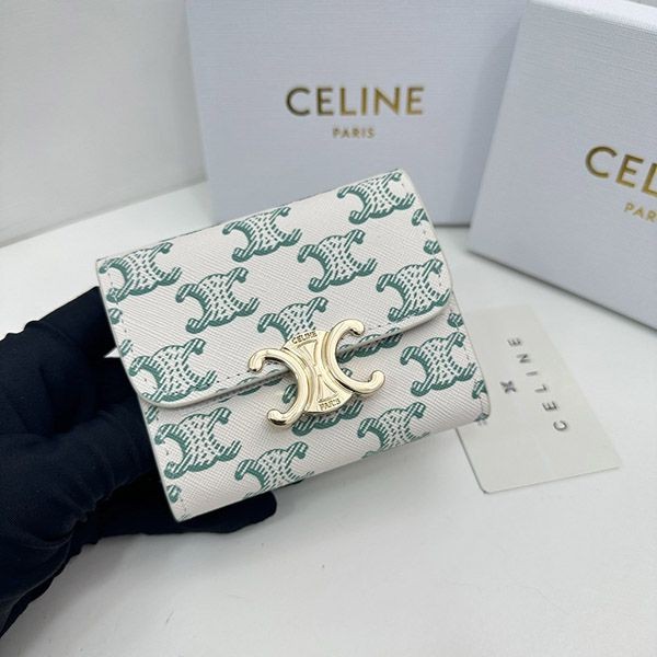 激安価格!セリーヌ トリオンフキャンバス コンパクトウォレット Cen30554
