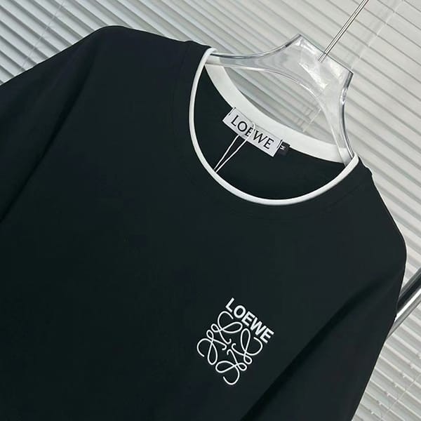 n級 おすすめロエベ コットン アナグラム Tシャツ スーパーコピー lol04461
