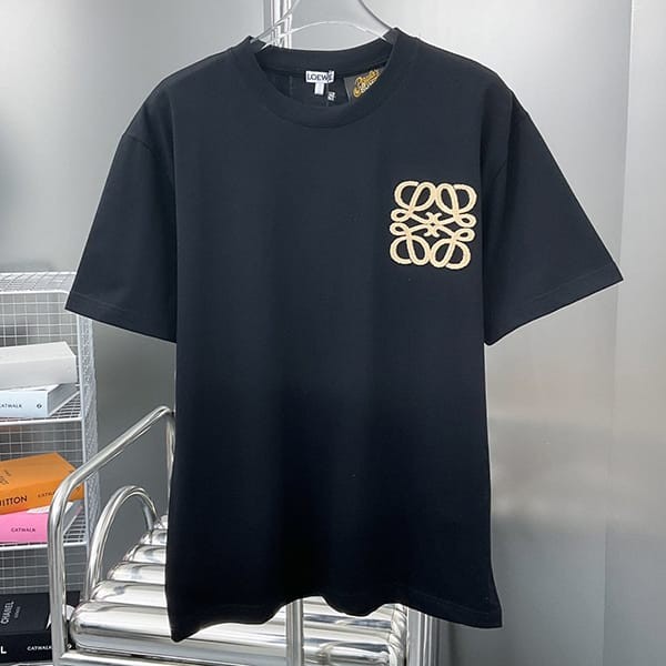 超希少!ロエベ アナグラム Tシャツ コピー コットン 3色 lov71474