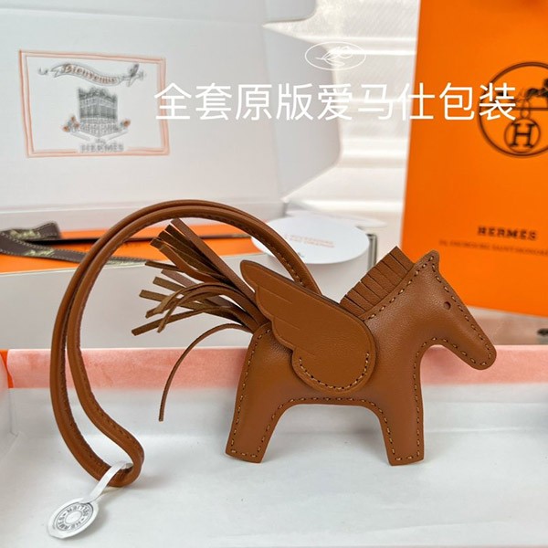 エルメス ロデオ ペガサス PM 偽物 チャーム アニオン×コットン